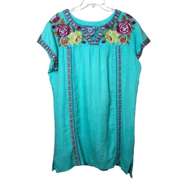 Johnny Was Dresses Johnny Was Xl Vella V Neck Embroidered Dress In